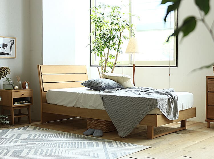 木製ベッド Cruce（クルーセ）｜北欧・ヴィンテージインテリア・家具